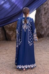 Zeen Dhaga-3-Piece Embroidered Lawn Suit | Summer Shirt with Slub Net Dupatta
